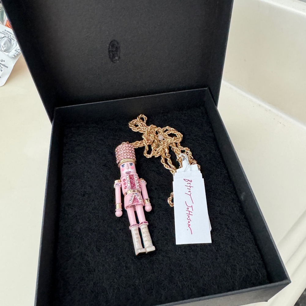 Betsey Johnson Nutcracker Necklace NWT